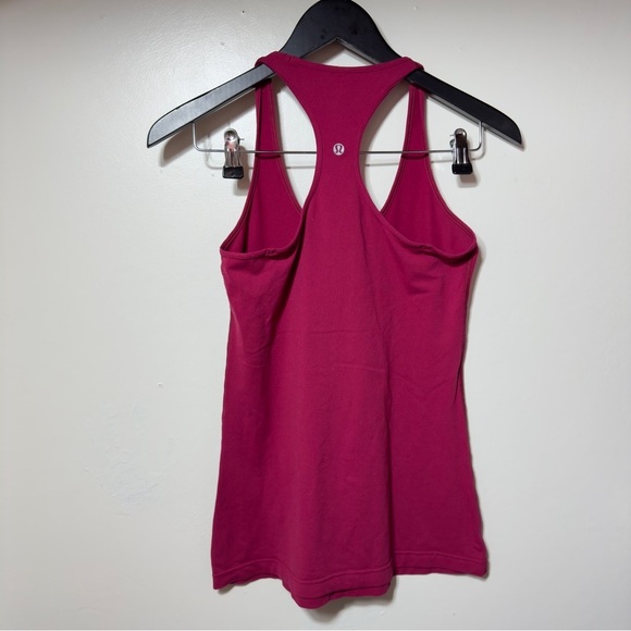 Lululemon Racerback Tank Top Raspberry Women Size 4? - Picture 5 of 5
